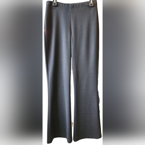 St. John Caviar black knit pants